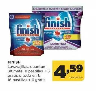 Alimerka Finish Lavavajillas Quantum Ultimate oferta