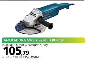 Coferdroza Amoladora Gws 20 230 Jh Bosch oferta