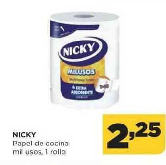 Alimerka Nicky Papel De Cocina Mil Usos oferta