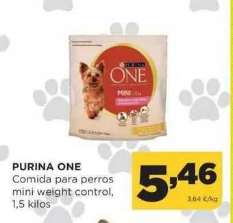 Alimerka Purina One Comida Para Perros Mini Weight Control oferta