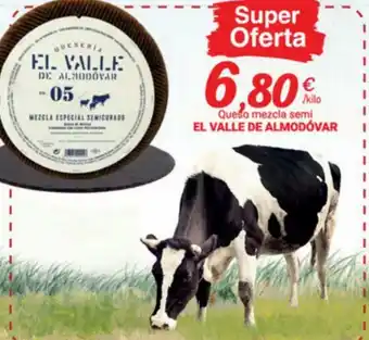 Supermercados Plaza El Valle De Almodóvar Queso Mezcla Semi oferta