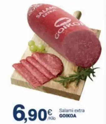 Supermercados Plaza Goikoa Salami Extra oferta