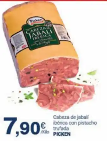 Supermercados Plaza Picken Cabeza de Jaball Ibérica con Pistacho Trufada oferta