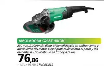 Coferdroza Amoladora G23st Hikoki oferta