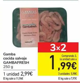 Carrefour Gamba Cocida Salvaje Gambafresh oferta