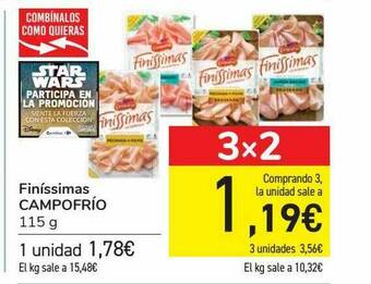 Carrefour Finíssimas Campofrío oferta