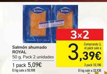 Carrefour Salmón Ahumado Royal oferta