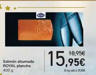 Carrefour Salmón Ahumado Royal Plancha oferta