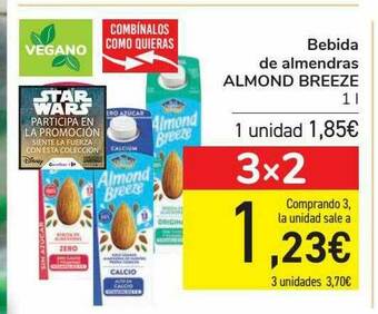 Carrefour Bebida De Almendras Almond Breeze oferta