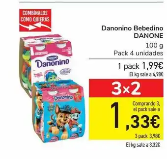 Carrefour Danonino Bebedino Danone oferta