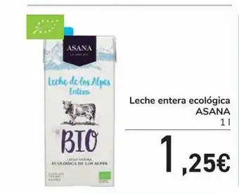 Carrefour Leche Entera Ecológica Asana oferta