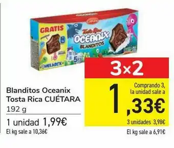 Carrefour Blanditos Oceanix Tosta Rica Cuétara oferta