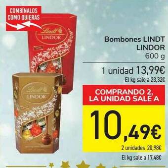 Carrefour Bombones Lindt Lindor oferta