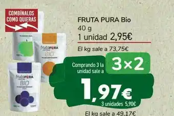 Carrefour Fruta Pura Bio oferta