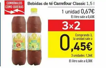 Carrefour Bebidas De Té Carrefour Classic oferta