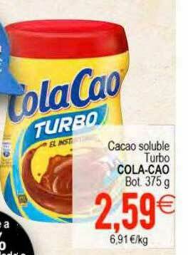 Cacao Soluble Turbo Cola-cao