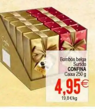 Plenus Supermercados Bombón Belga Surtido Confina Caixa oferta