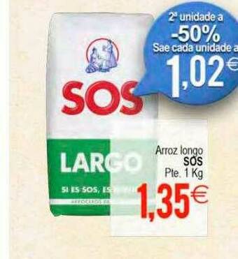 Plenus Supermercados Arroz Longo Sos oferta