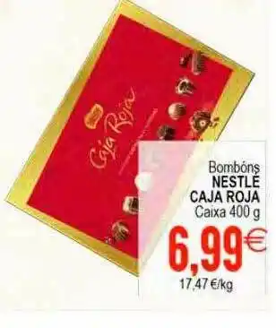 Plenus Supermercados Bombón Nestlé Caja Roja oferta