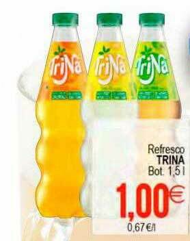 Plenus Supermercados Refresco Trina oferta