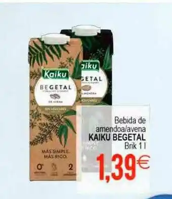 Plenus Supermercados Bebida De Amendoa Aven Kaiku Begetal oferta
