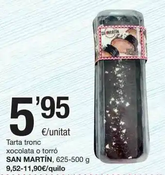 SPAR Fragadis Tarta Tronc Xocolata O Toró San Martín oferta