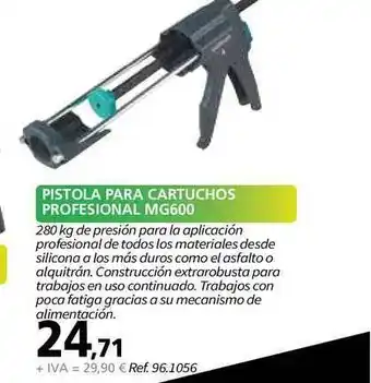 Coferdroza Pistola Para Cartuchos Profesional Mg600 oferta