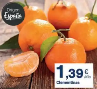 Supermercados Plaza Origen España Clementinas oferta