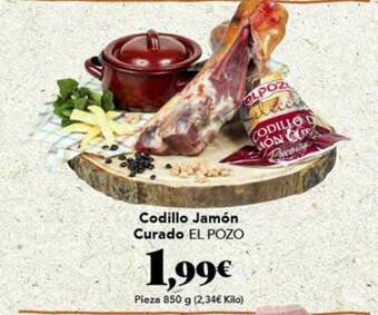 Gadis Codillo Jamón Curado El Pozo oferta