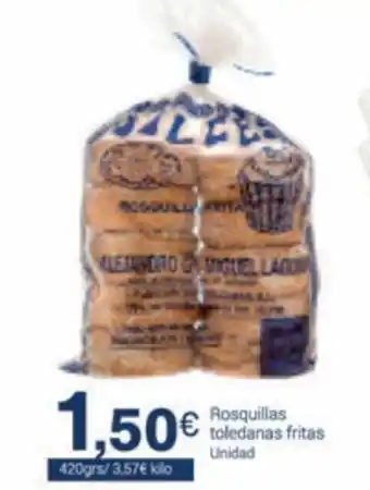 Supermercados Plaza Rosquillas Toledanas Fritas Unidad oferta