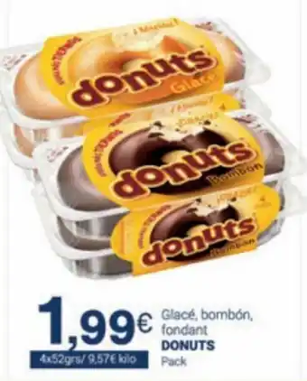 Supermercados Plaza Donuts Glacé, Bombón, Fondant Pack oferta