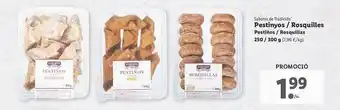 Lidl Sabors De Tradición Pestinyos Rosquilles Pestiños Rosquillas oferta