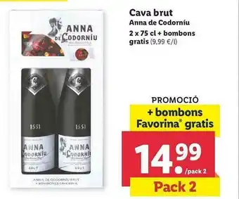 Lidl Cava Brut Anna De Codorniú oferta