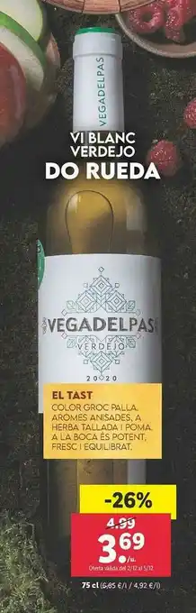 Lidl Vi Blanc Verdejo Do Rueda oferta