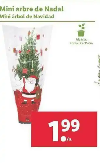 Lidl Mini Arbre De Nadal Mini árbol De Navidad oferta