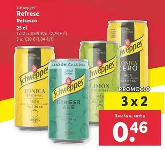 Lidl Schweppes Refresc Refresco oferta