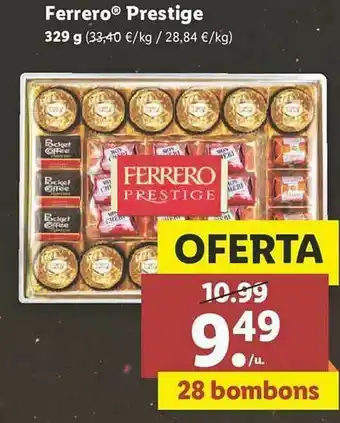 Lidl Ferrero Pestige 329 G oferta