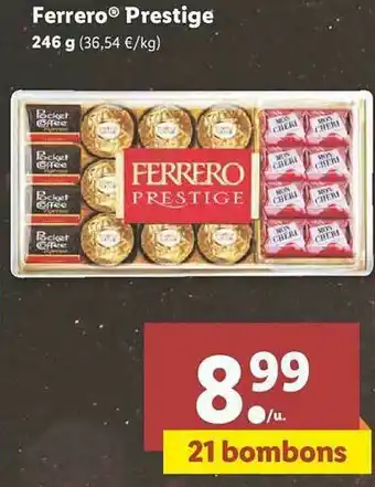 Lidl Ferrero Prestique 246 G oferta