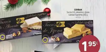 Coviran Coviran Turrón D.o. Alciante O Jijona Calidad Suprema oferta