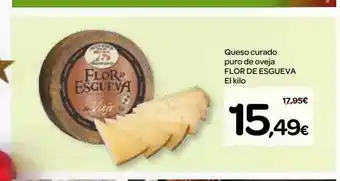 Dialprix Queso Curado Puro De Oveja Flor De Esguva oferta