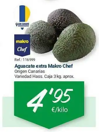 Makro Agucate Extra Makro Chef oferta