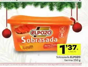 Supermercados Dani Sobrasada Elpozo Tarrina oferta