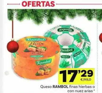 Supermercados Dani Queso Rambol Finas Hierbas O Con Nuez Arias oferta