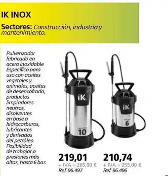 Coferdroza Ik Inox oferta