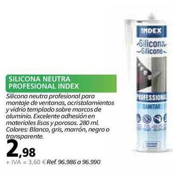 Coferdroza Silicona Neutra Profesional Index oferta