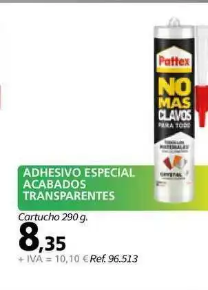Coferdroza Adhesivo Especial Acabados Transparentes 290g oferta