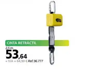 Coferdroza Cinta Retráctil 2,5m oferta