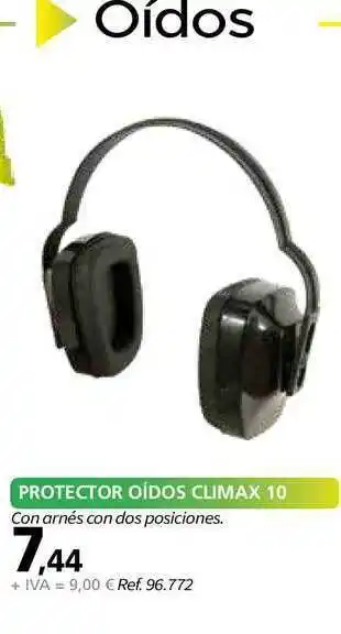 Coferdroza Protector Oídos Climax 10 oferta