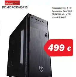 Microsshop MICROSHOP Pc microsshop 15 oferta