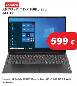 Microsshop LENOVO v15 17 15.6" 16gb 512gb freedos oferta